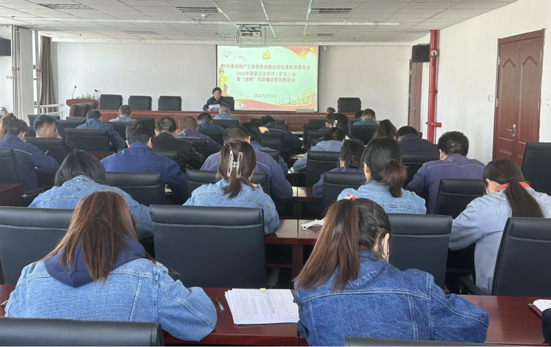 工投公司紀(jì)委召開2023年度第三次學(xué)習(xí)（擴(kuò)大）會(huì) 暨&ldquo;清明節(jié)&rdquo;前廉政警示教育會(huì)