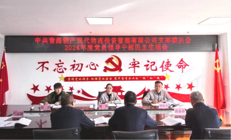 現(xiàn)代物流公司黨支部召開(kāi)2024年度黨員領(lǐng)導(dǎo)干部民主生活會(huì)