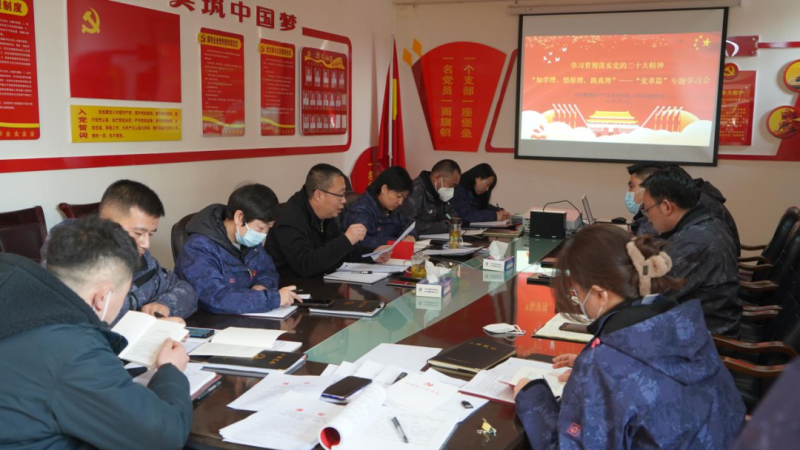 物產(chǎn)汽貿(mào)黨支部召開&ldquo;知學(xué)理、悟原理、踐真理&rdquo; &mdash;&mdash;黨章篇&rdquo;專題學(xué)習(xí)會