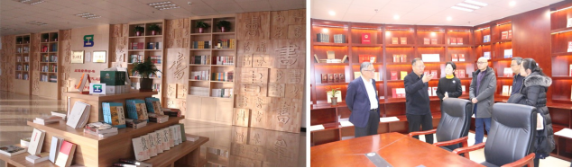 省委常委、省總工會(huì)主席馬吉孝同志來(lái)我司為全國(guó)職工書屋示范點(diǎn)揭牌